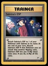 SABRINA'S ESP 117/132 UNCOMMON GYM HEROES POKEMON UNLIMITED LP