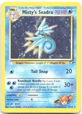 Misty's Seadra Prerelease Holo Promo WoTC Promo 009/132 DMG Atsuko Nishida