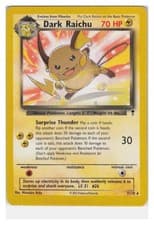 Dark Raichu Holo Holo Rare Legendary Collection 007/110 LP