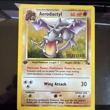 Aerodactyl (Prerelease) 01/62 Wotc Promo Holo 1st Edition Pokémon TCG - LP
