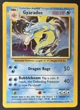 Gyarados 6/102 Base Set Unlimited Holo Rare WoTC Pokémon TradingCG 1999 HP/DMG G