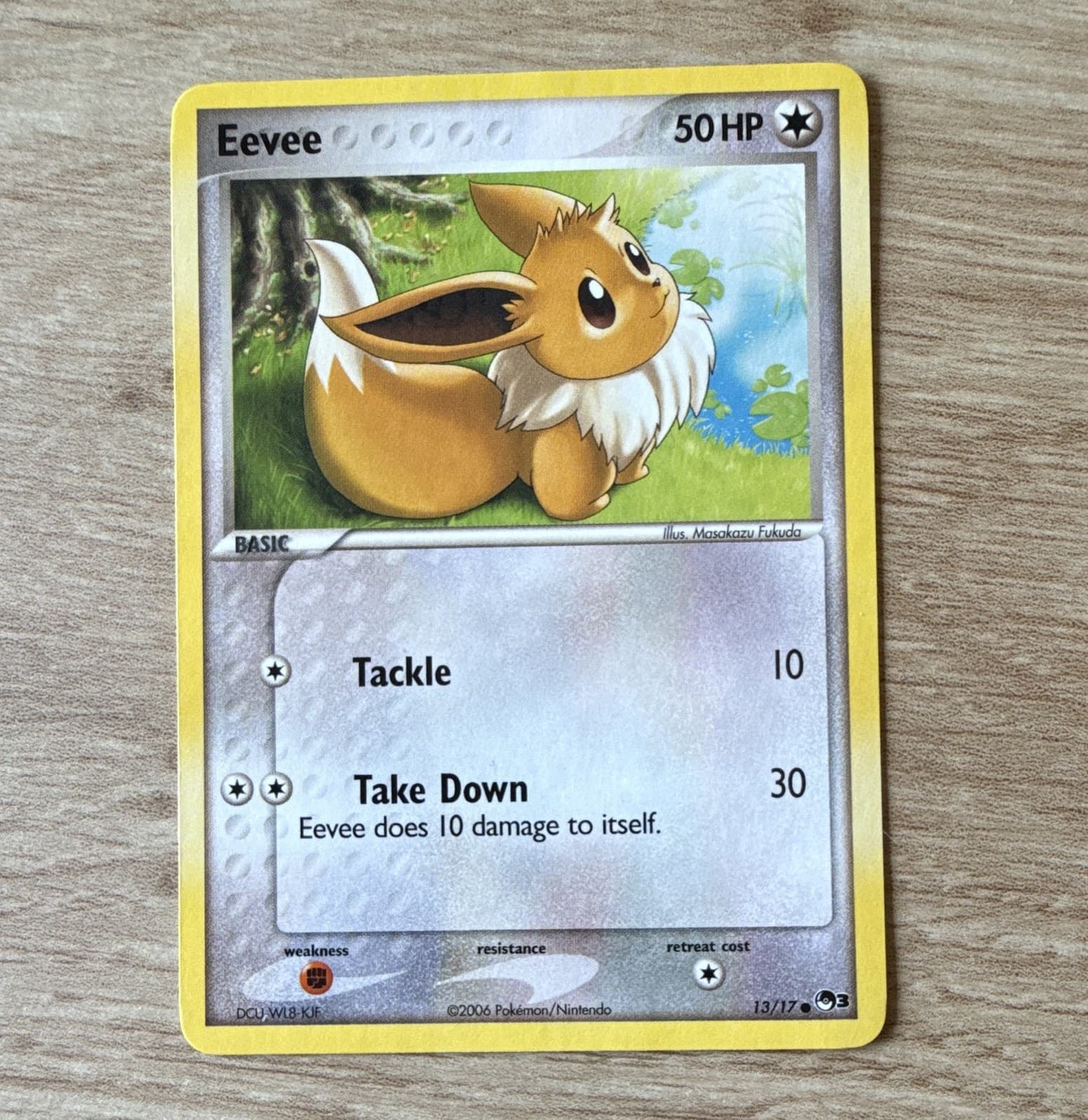 Pokemon TCG Eevee POP Series 3 013/017 Regular English Basic Common 50 HP