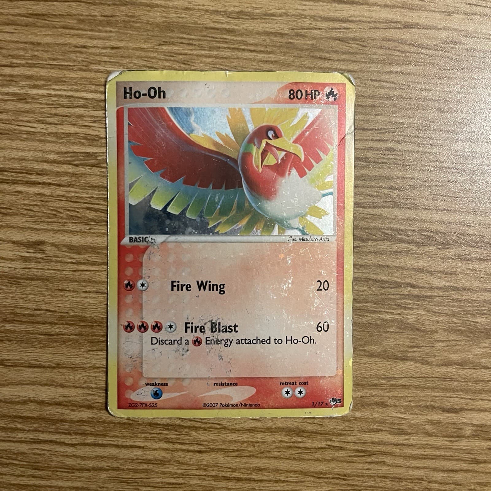 Ho-Oh 001/017 POP Series 5 Holo HP Holo Bleed