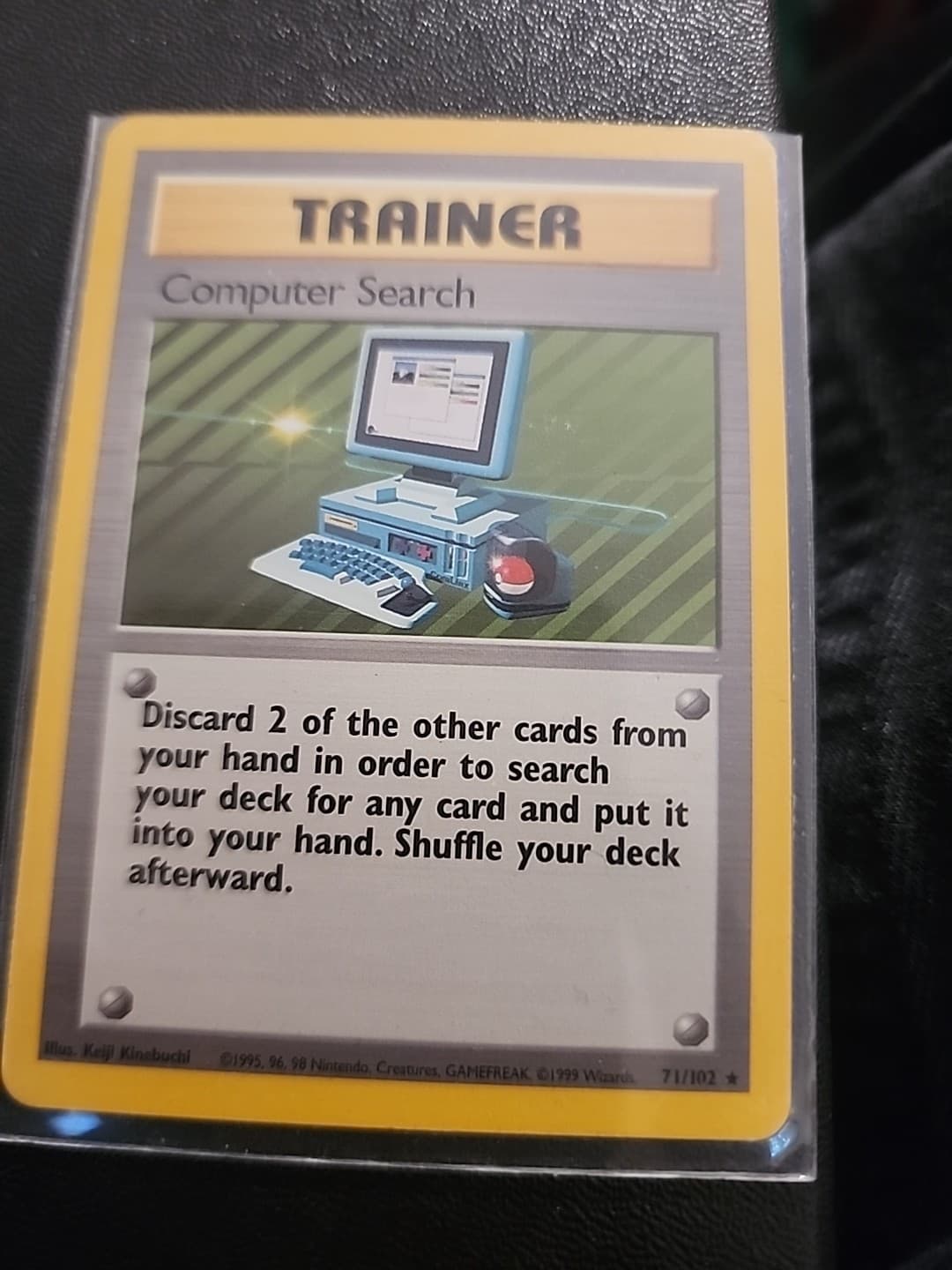 Computer Search #071/102 Rare Base Set (Shadowless)