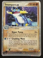Swampert EX Team Magma vs Team Aqua 95/95 Holo MP/HP