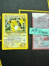 Pokemon Lt. Surge's Raichu Gym Challenge Unlimited Holo 11/132 180 💎MP Crease💎