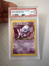 2002 Pokemon Neo Destiny #4 Dark Espeon Holo PSA 8 NM-MT