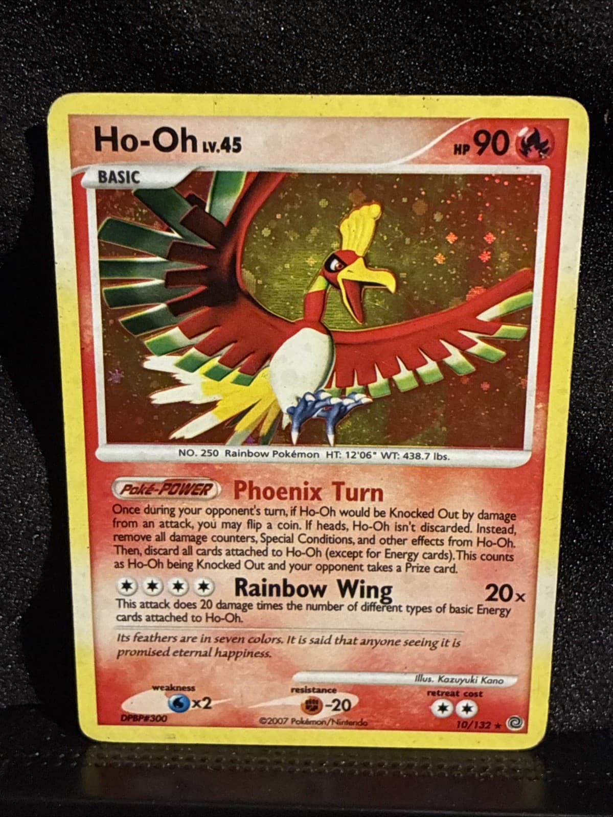 Ho-Oh Holo Card 10/132 Secret Wonders Series