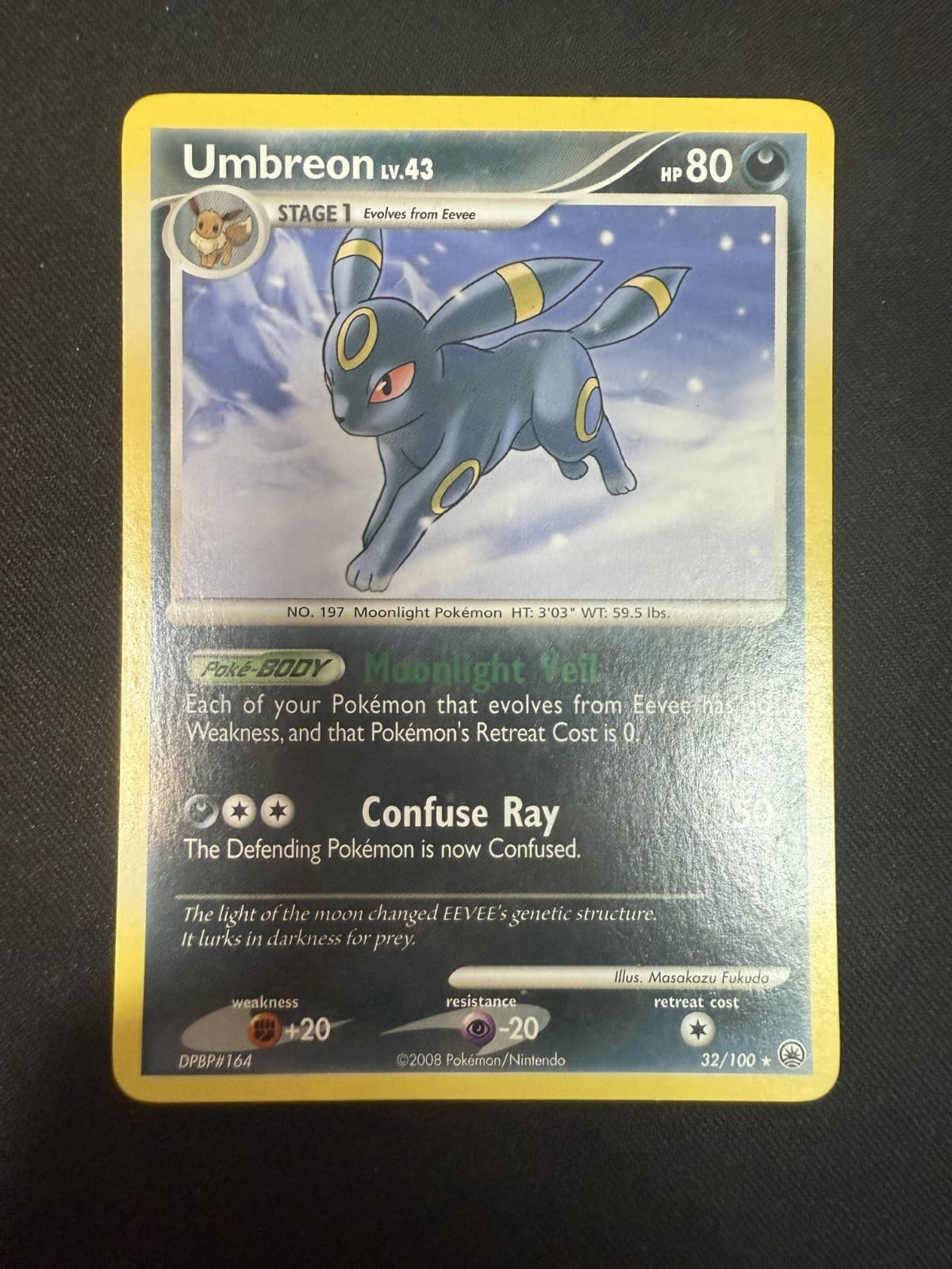 Umbreon 32/100 Majestic Dawn Regular - LP