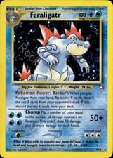 Feraligatr 4/111 R Neo Genesis Pokemon Unlimited Holo NM