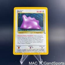 Ditto 3/62 Unlimited Holo Fossil Pokemon TCG MP