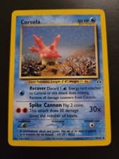 Pokemon TCG Card 2000 Neo Discovery Corsola 37/75