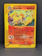 Ninetales H19/H32 Aquapolis Holo Rare Pokemon TCG Nintendo e-reader MP+