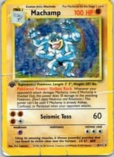 Machamp - 8/102 1st Edition Holo Deck Exclusives 008/102 Pokemon - Heavy Damage