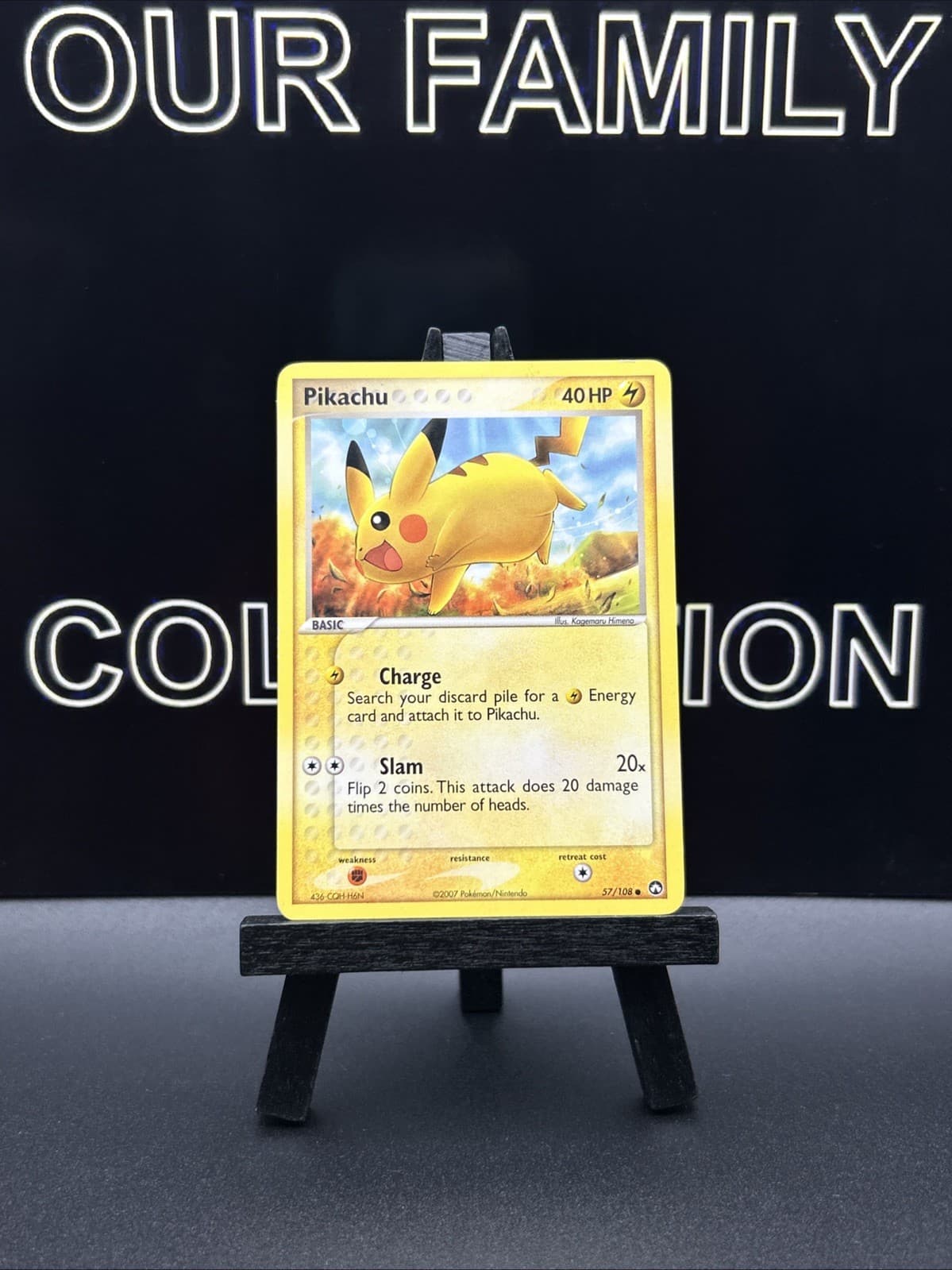 Pikachu 57/108 Regular EX Power Keepers Pokemon TCG