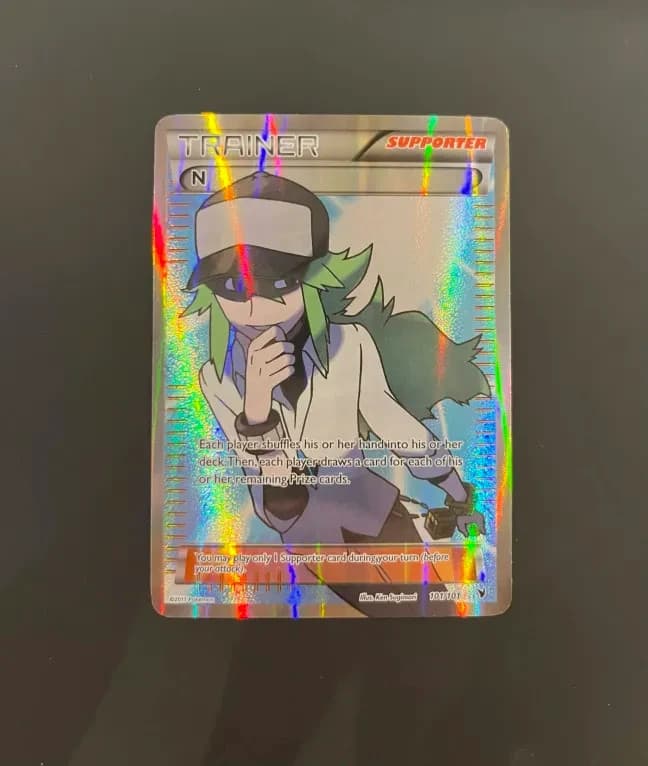 Pokemon N (Supporter) (Full Art) 101/101  Noble Victories Holofoil MP