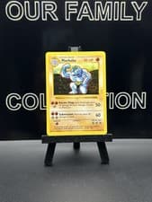 Machoke 34/102 Base Set WOTC Shadowless Pokemon Card