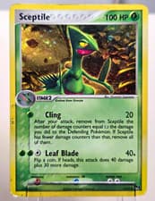 Sceptile 004/017 POP Series 1 Holo Rare Stage English Pokémon TCG ⬇️⬇️⬇️