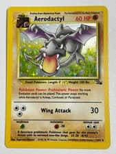 **** Aerodactyl 1/62 Holo Rare Fossil Pokémon Card 1999 WOTC HP