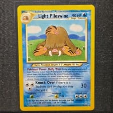 Light Piloswine - 26/105 - Pokemon Neo Destiny Unlimited Rare Card WOTC MP