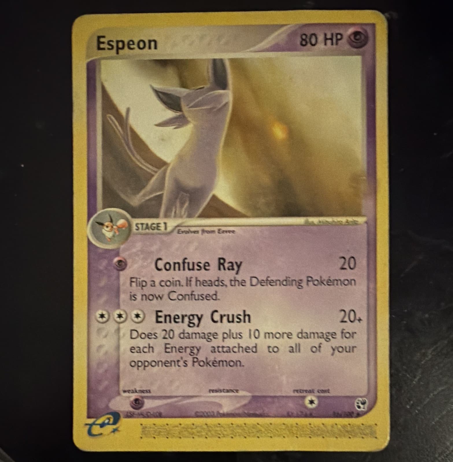 The Pokémon Company Pokemon TCG Espeon Sandstorm Rare 16/100 80 HP English