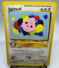 Vintage Pokemon Card Igglybuff Neo Discovery