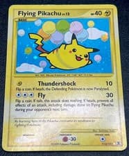 Flying Pikachu 113/111 MP Secret Holo Rare Rising Rivals Pokémon Card!