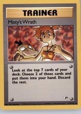 MISTY'S WRATH 114/132 GYM HEROES POKEMON UNLIMITED LP