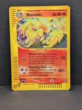 Ninetales H19/H32 Aquapolis Holo Rare Pokemon TCG Nintendo e-reader LP