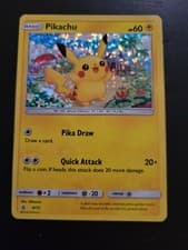 Pokemon TCG Card McDonald's Promo 2018 - Pikachu 4/12 Holo