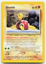 Neo Revelation Shuckle 51/64 LP Pokemon Unlimited Common Tcg Card