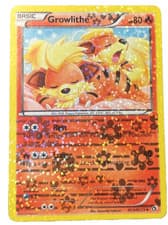 Growlithe RC4/RC25 Legendary Treasures: Radiant Collection Reverse Holo NM
