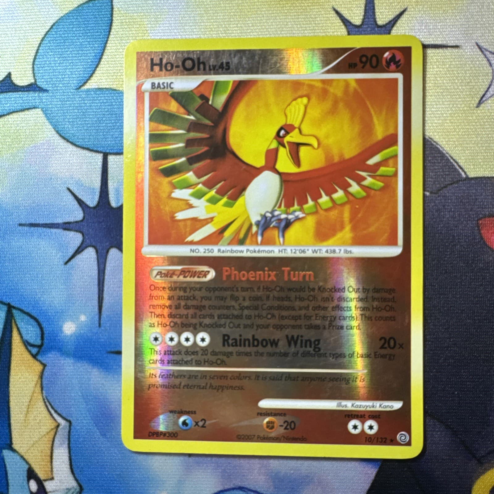 Ho-Oh 10/132 Reverse Holo Rare - Secret Wonders LP