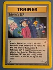 MINT Sabrina's ESP (117/132), an uncommon Trainer card from the Gym Heroes set r