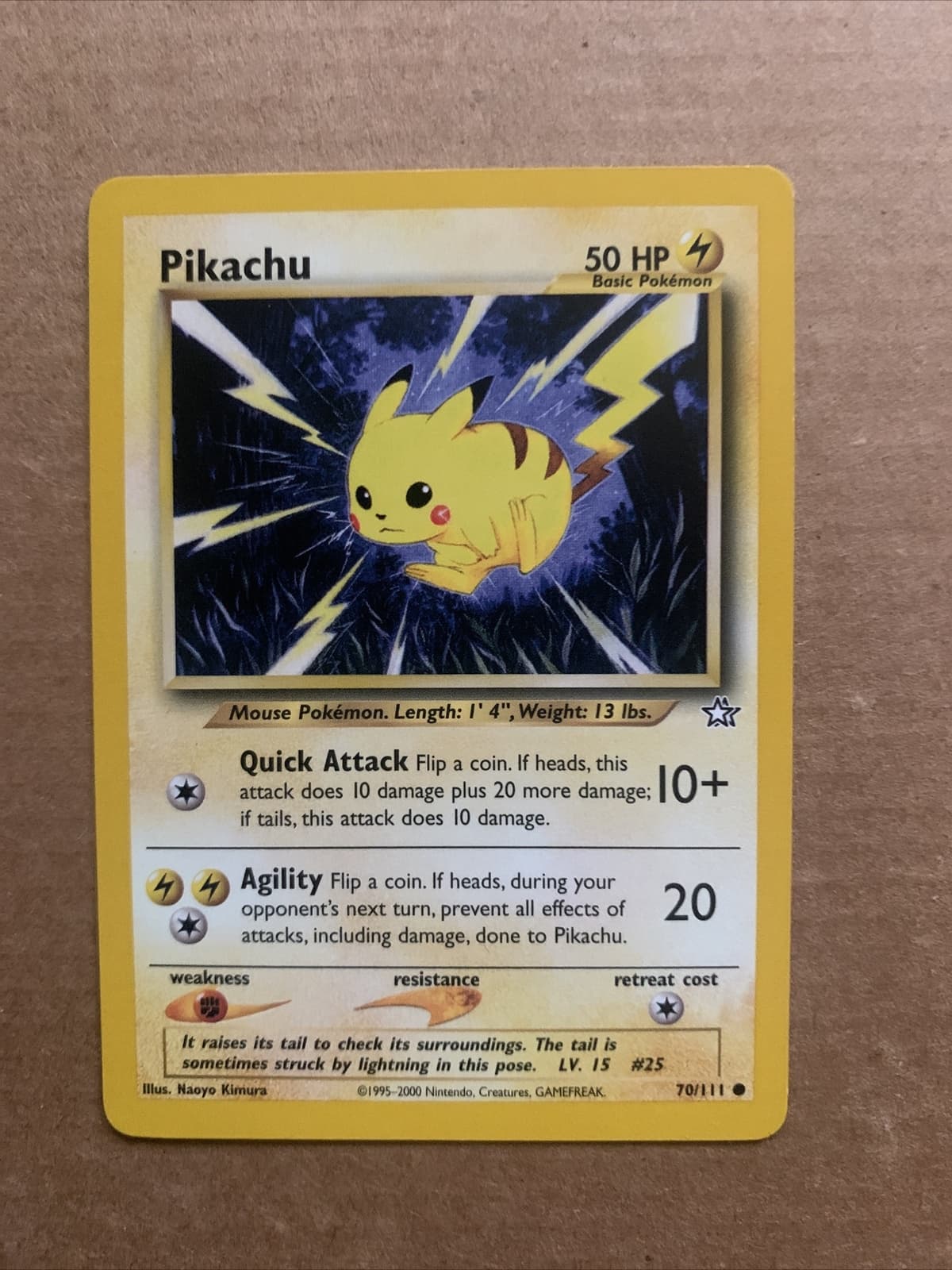 PIKACHU - 70/111 - Neo Genesis - Pokemon Card - LP