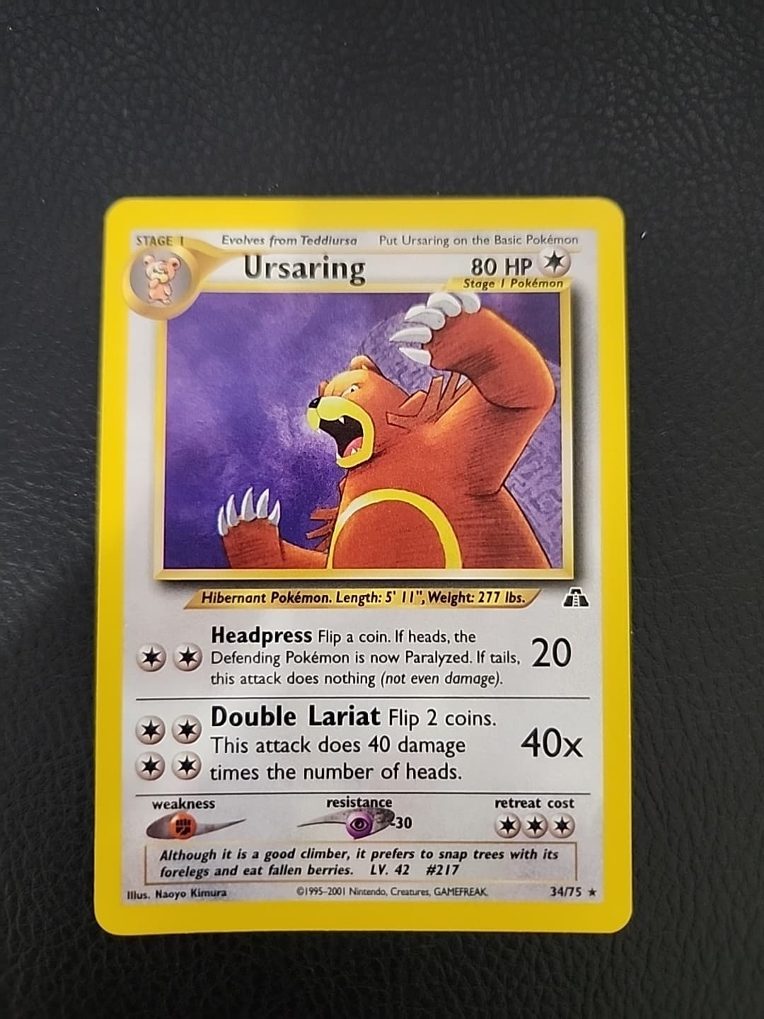Ursaring 34/75 Neo Discovery Regular