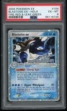 POKEMON BLASTOISE EX 2004 EX FIRE RED & LEAF GREEN #104 HOLO PSA 6