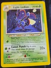 Light Ledian # 24/105 Neo Destiny Set Pokemon Trading TCG Rares Game Cards LP