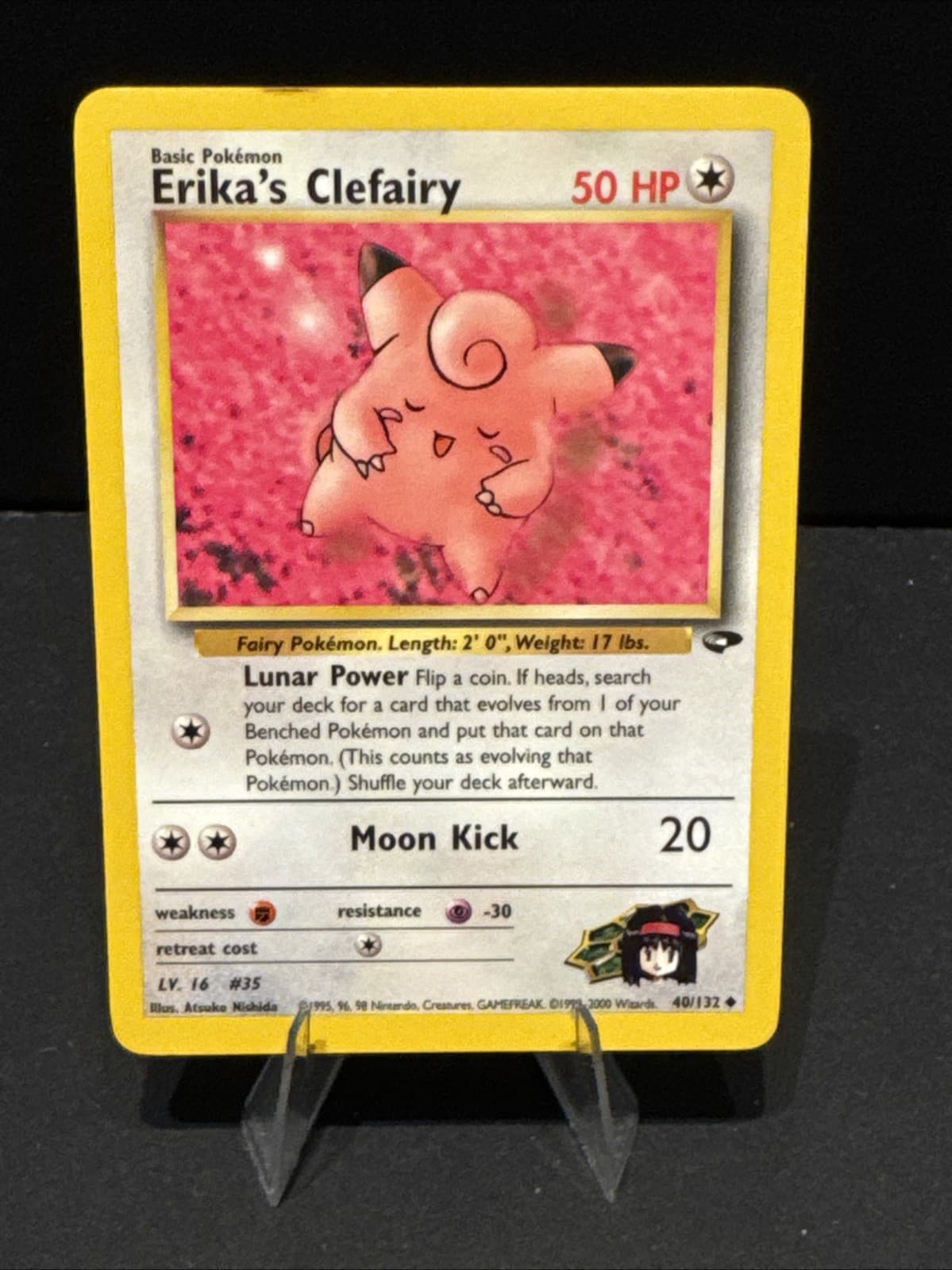 Erika's Clefairy 40/132 Gym Challenge Regular