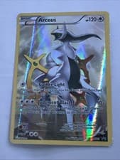 FULL ART Arceus ULTRA RARE Pokemon Black Star Promo XY83 Legendary Holo Foil- MP