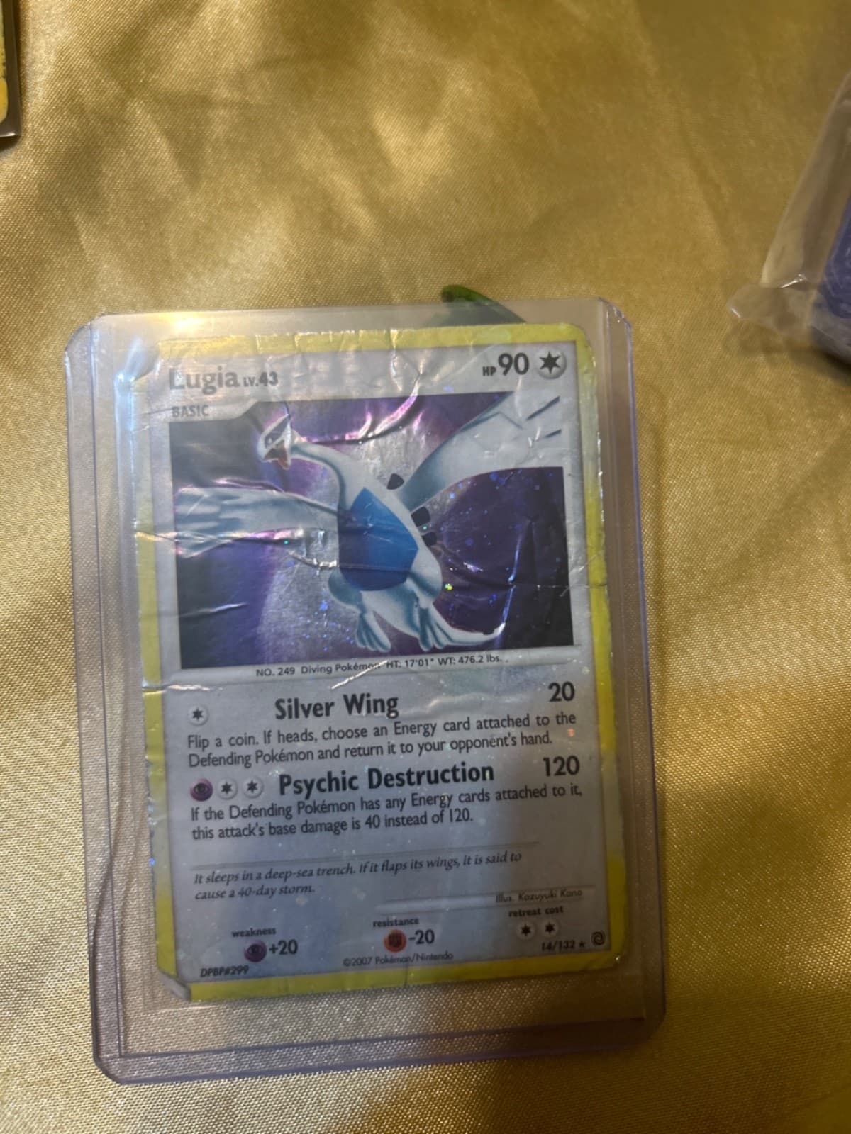 Lugia 14/132 Secret Wonders Holo, likely PSA -1