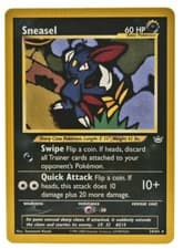 Sneasel 24/64 Rare Non Holo Neo Revelation Pokemon Card NM+ With Tracking 2a