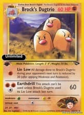 Brock's Dugtrio 022/132 Gym Challenge NM Unlimited