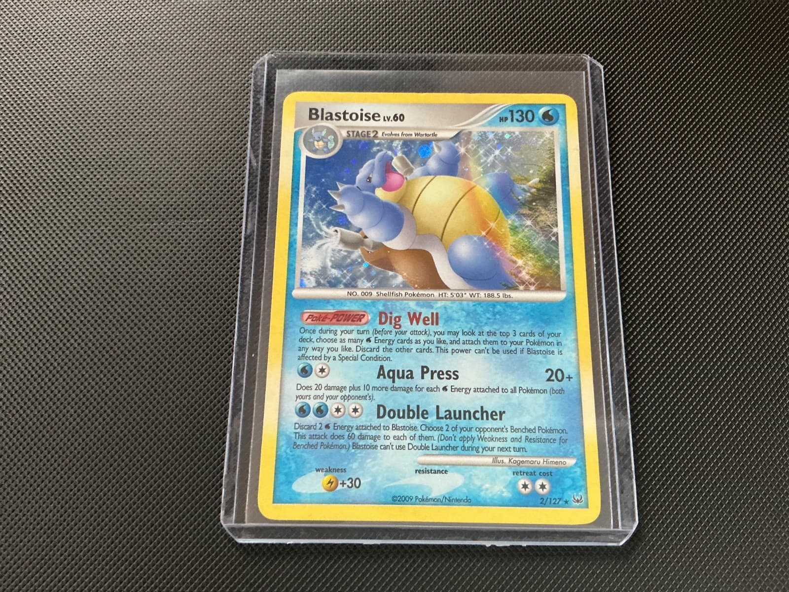 Blastoise #2 Pokemon Platinum Holo