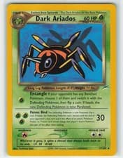 2002 Pokemon, Neo Destiny, #17/105 Dark Ariados, Rare LP