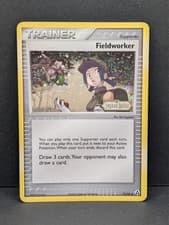 Fieldworker 73/92 EX Legend Maker Reverse Holo Rare Vintage Pokemon TCG Mew LP