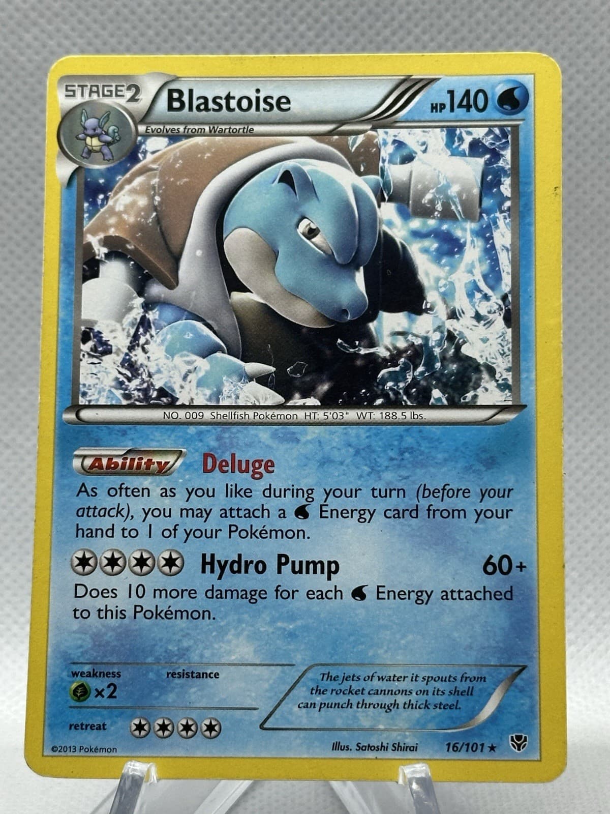 Blastoise 16/101 Plasma Blast Holo Rare Pokémon TCG