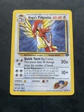 Pokémon Vintage Non Holo Rare Koga's Pidgeotto Gym Challenge 27/132 LP