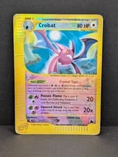 Crobat CRYSTAL 147/144 Skyridge Reverse Holo Secret Rare Pokemon TCG Nintendo HP