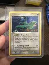 Rayquaza Ex Deoxys 22/107 Reverse Holo Stamped 2000 Pokemon Card- MP-HP